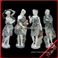 Marble Statue Of Four Seasons Statue, Stone Godness Statue For Garden (YL-R096)